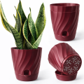 Flower Pot 6 In 4 Pcs with Drain Hole. 