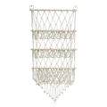 GC Stuffed Animal Toy Storage Hammock Hand-Woven Cotton Rope Hanging Organizer For Nursery Play Room Bedroom Kids Room. 