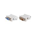 EF Adapter VGA to DVI D/24+1 Pin Male to VGA Female Socket Adapter Converter. 