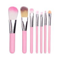 Hello Kitty Makeup Fever Mini Brush Set (Pink) 7Pcs - Makeup Combo Set - Makeup Combo Set.