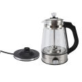 Hot Tea Brewing Pot Efficient Easy Cleaning Glass Container Electric Tea Maker US Plug 110V Removable Infuser with Temp Control for Home.