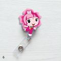 Fashion Clip Stationery ID Name Card Retractable Lanyards Mini Badge Holder.