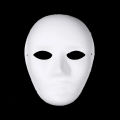 Roleplay Handdrawn White Pulp Mask DIY Adult Christmas Halloween Party Santa Claus Cat Fox Full Face Masks Cosplay Costume Props.