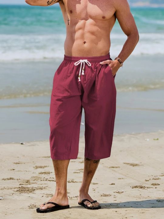 Men%E2%80%99s%20Casual%20Linen%20Shorts%20%E2%80%93%20Regular%20Fit%20for%20Hot%20Weather%20Days%20-%20Image%207