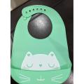 Baby Dining Bib Full Silicone-1pcs Baby Dining Bib Full Silicone.