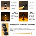 BATOT 3000mAh LED Camping Light USB Rechargeable 5 Lighting Modes Flashlight Tent Portable Lantern Emergency Light Camp supplies. 