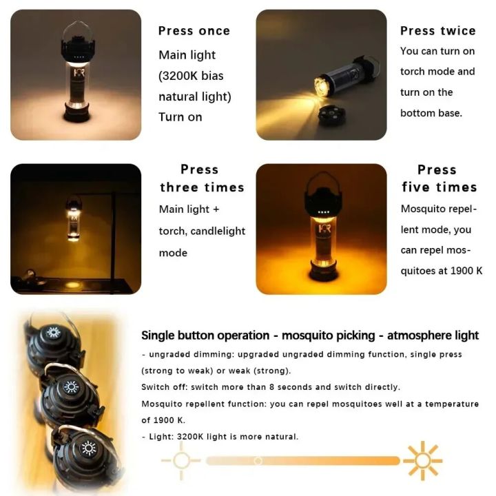 BATOT%203000mAh%20LED%20Camping%20Light%20USB%20Rechargeable%205%20Lighting%20Modes%20Flashlight%20Tent%20Portable%20Lantern%20Emergency%20Light%20Camp%20supplies%20-%20Image%205