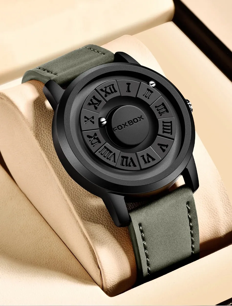 Push Button Hidden Clasp Watch