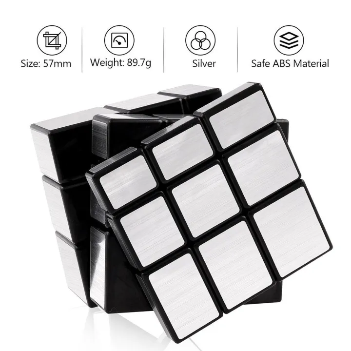 Mirror%20Cube%203x3%20Speed%20Cube%203x3x3%20Mirror%20Blocks%20Unequal%20Puzzle%20Silver%20Black%2057mm%20-%20Image%202