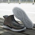 Fashion Short Boots Rain Boots Men's Non-Slip Waterproof Shoes Thickened Kitchen Rubber Shoes Car Wash Floor Wear-Resistant Rubber Boots.