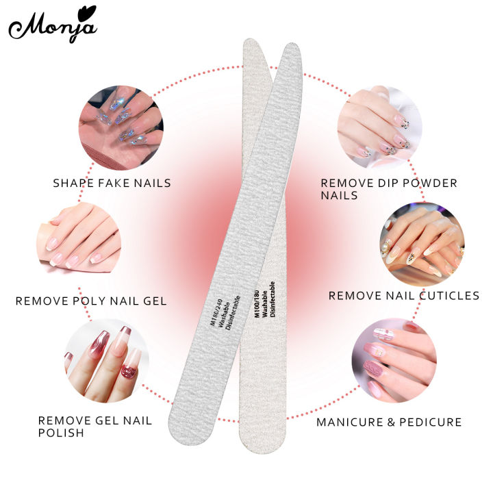 Monja%20Nail%20File%20Double%20Side%20Sandpaper%20Buffer%20100/180/240%20Grit%20Nail%20Polish%20File%20Gel%20Nail%20Polish%20File%20DIY%20Nail%20File%20Sanding%20Tools%20-%20Image%202