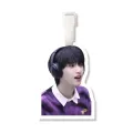 Yan Haoxiang's backpack, hanging luggage travel luggage, boarding tags, big head celebrity support for Youth League of the times. 