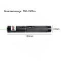 15 Miles 532nm Adjustable Focus Green Pointer Light Beam Light Pen +Star Cap 5mw - Black.