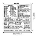 Windows PC Reference Keyboard Computer Shortcut Sticker Adhesive Removable Stickers For Quick Reference Keyboard Guide Demoo.