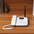 F317 4G LTE Desktop TelePhone with Dual SIM, Call Recording, SD Card, Sound, and AC/DC Power Support. 