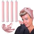 3pcsHeatless Hair Curlers Curling Rod Headband No Heat Hair Rollers Lazy Curls with Hook Sleeping Soft Flexi Rods Hair Styling Tools Heatless Hair Curler No Heat Hair Rollers Curling Rod Headband with Scarf Soft Sleeping Lazy Curls Flexi Rods Hair Styling. 