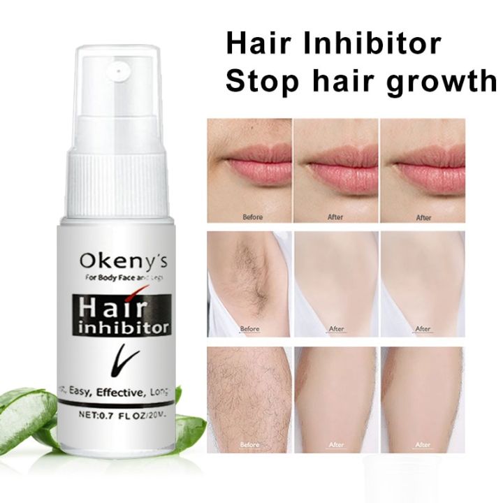Hair Inhibitor Spray Removal Serum Stop Hair Growth Beard Bikini Intimate Inhibitor Hair Painless Hair Remover Oil Dropshipping