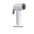 Durable Toilet Push Shower - White. 
