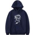 Hoodies Men's Chinese Dragon Print Hoodie Street Casual Hop Sweatshirts High-End Brand Hoody Plus Size Coat Jacket.