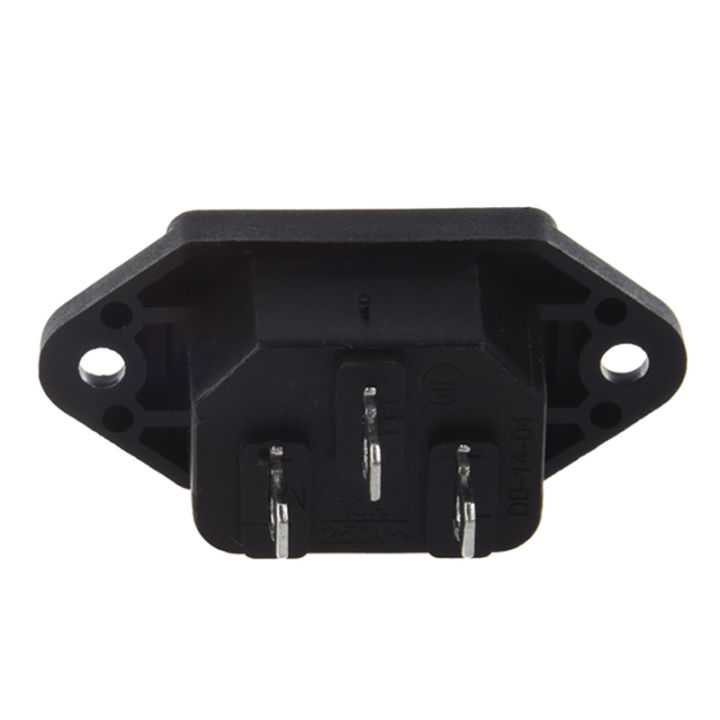 IEC%20320%20C14%20Male%20Plug%203%20Pins%20PCB%20Panel%20Power%20Inlet%20Socket%20Connector%201pcs%20-%20Image%204