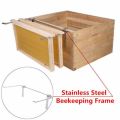 Beekeeper Stainless Steel Beekeeping Frame Holder Bee Hive Perch Side Mount Tool.