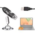 1600X USB Portable Mini Electronic Microscope Handheld Digital Magnifier for Laptop Desktop Insect kin Plant Observation Industrial Testing Circuit Board Detection Knitwear Testing. 