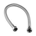 1/2" Braided Hose pipe for water heaters (China) 36" - 2 piece set.