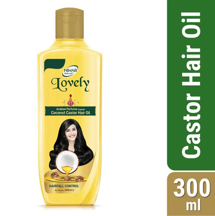 Nihar Lovely Coconut Castor Hair Oil 300ml