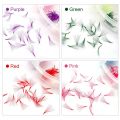 10D Premade Volume Colored Eyelash Extension Mixed Tray Fans D Curl Lash Fans Pointed Handmade Promade Loose Fan Thin Base.