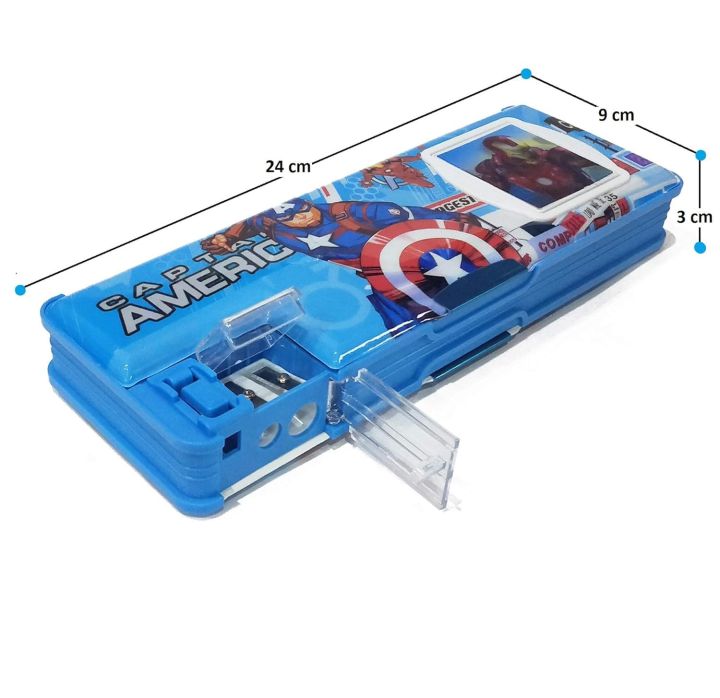 Calculator%20Pencil%20Box%20Geometry%20Stationary%20Box%20Dual%20Sharpener%20Double%20Sided%20Art%20Pencil%20Box%20(Multicolor%20Design)%20-Pencil%20Bag%20-%20Image%204