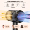 Professional Powerful Hair Dryer with Diffuser, 2000W Ionic Blow Dryer with Constant Temperature Hair Care without Hair Damage,. 