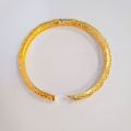 Brass gold-plated hollow ancient bracelet light luxury style women's Douyin same bracelet fashion forest women's hand. 