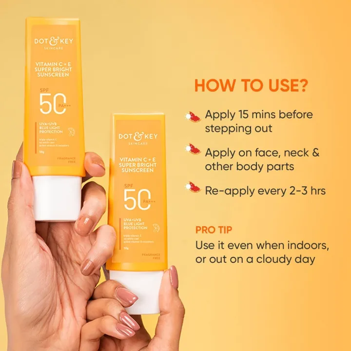 Dot%20&%20Key%20Vitamin%20C%20+%20E%20Super%20Bright%20Sunscreen%2080gm%20SPF50%20PA+++%20%7C%20India%20%7C%20Seal%20Open%20Box%20-%20Image%207