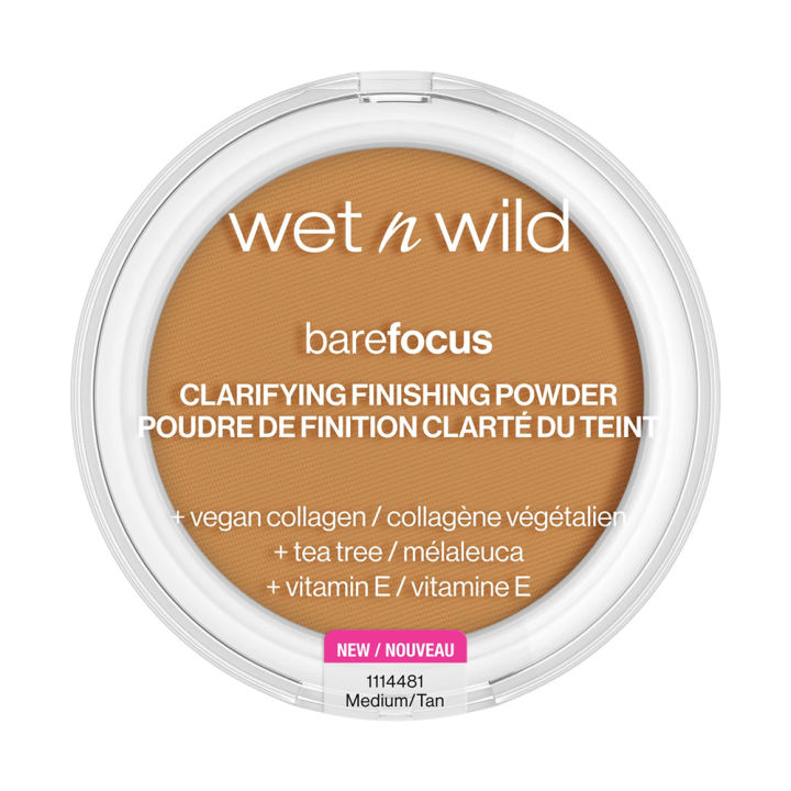 wet n wild BARE FOCUS CLARIFYING FINISHING POWDER MEDIUM TAN