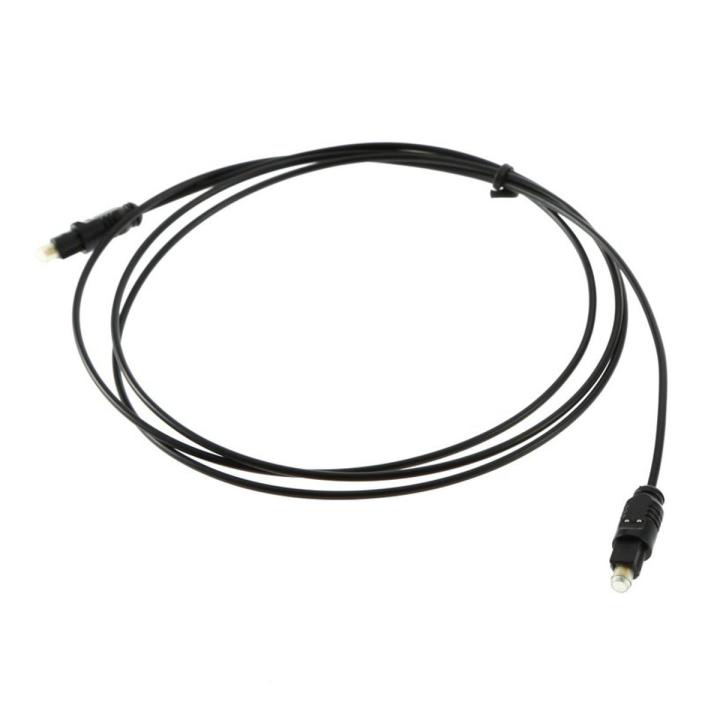 1.5M Digital Optical Audio Optic Fiber Cable Black TV power amplifier soft