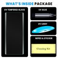 Oneplus 12R 5G UV Glass Full HD Curved Edge Liquid UV Tempered Glass Screen Protector.