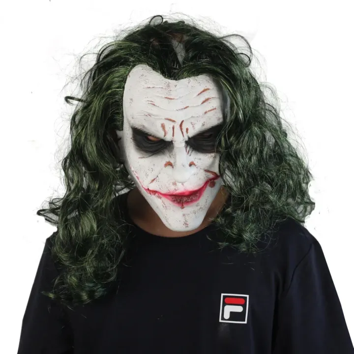 Heath%20Ledger%20Clown%20Joker%20Latex%20Mask%20Halloween%20Wig%20Headgear%20Cosplay%20Prop%20-%20Image%202