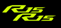 R15 logo Sticker for bike. 