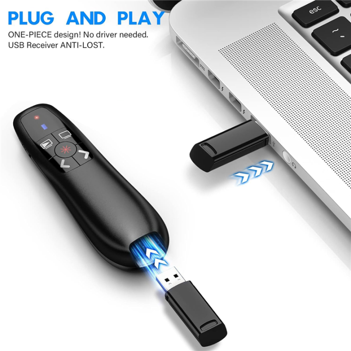 Wireless%20Presenter%20Remote%20Clicker%20Wireless%20Presenter%20Remote%20RF%202.4GHz%20USB%20Rechargeable%20PowerPoint%20Clicker%20for%20Computer/Laptop%20-%20Image%202