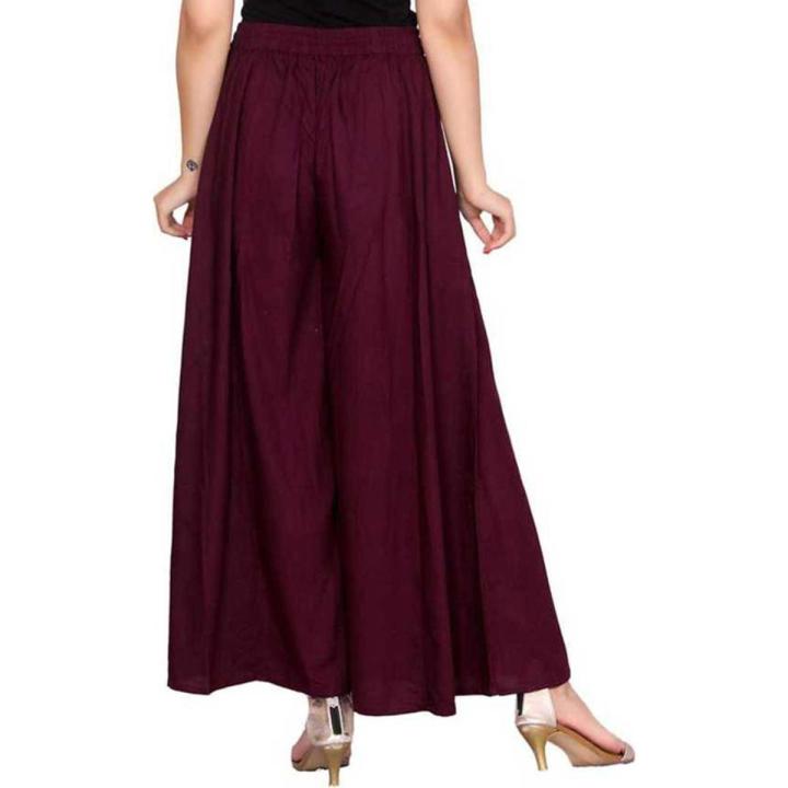 Women Stylish Linen Palazzo For Woman