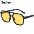 Luxury Brand Designer Fashion Small Square Sunglasses Women 2021 Retro Sunglass 90s Unique Black Peach Sun Glasses Shades Men. 