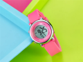 KIds & Children Choice Digital Movement Waterproof Durable Rubber Strap Wrist Watch in Colorful Variations with Coloring Light Option. 