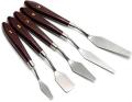 Painting Knife & Spatula Set- 5 pcs Palette Knife Set for Mixing Paints, Thick Paint Applications and More.
