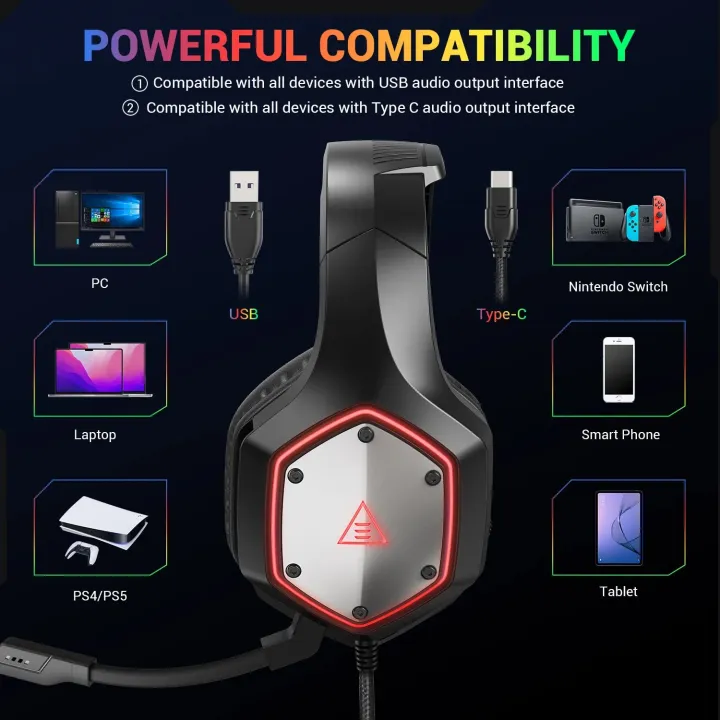 EKSA%20E1000%20V2%20RGB%20Wired%20Gaming%20Headphones%20for%20PC/PS4/PS5/Switch,%207.1%20Surround%20Headset%20Gamer%20With%20Noise%20Cancelling%20Microphone%20-%20Image%206