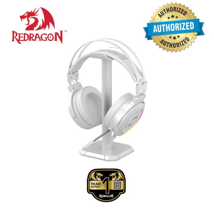 Redragon H320 RGB LAMIA2 USB Gaming Headset - Surround Sound 7.1 - Noise Cancelation Microphone With Headset Stand