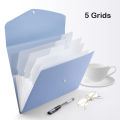 13 Grids Handheld File Folder Organ Box Bag Multi-function Organizer Storage Holder Office Document A4 Paper Folder.