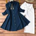Girls Shirt And Frock - Fashionable Frock Style Tshirt For Girls Design 1 - Dress for Girls.