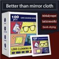 Lens Wipes Glasses mobile phone screen lens cleaning(100 pcs).
