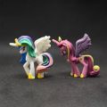 【Hengli jewelry story】(NEW)12pcs Cute Figures My Little Pony Full Set Cute Mini Model My Little Pony Doll Ornaments.