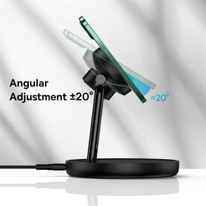 Baseus%203%20in%201%2020W%20Magnetic%20Wireless%20Charger%20Stand%20For%20Phone%20iPhone%2015%2014%20Pro%20Airpods%20Apple%20Watch%20Fast%20Charging%20Station%20Holder%20-%20Image%202
